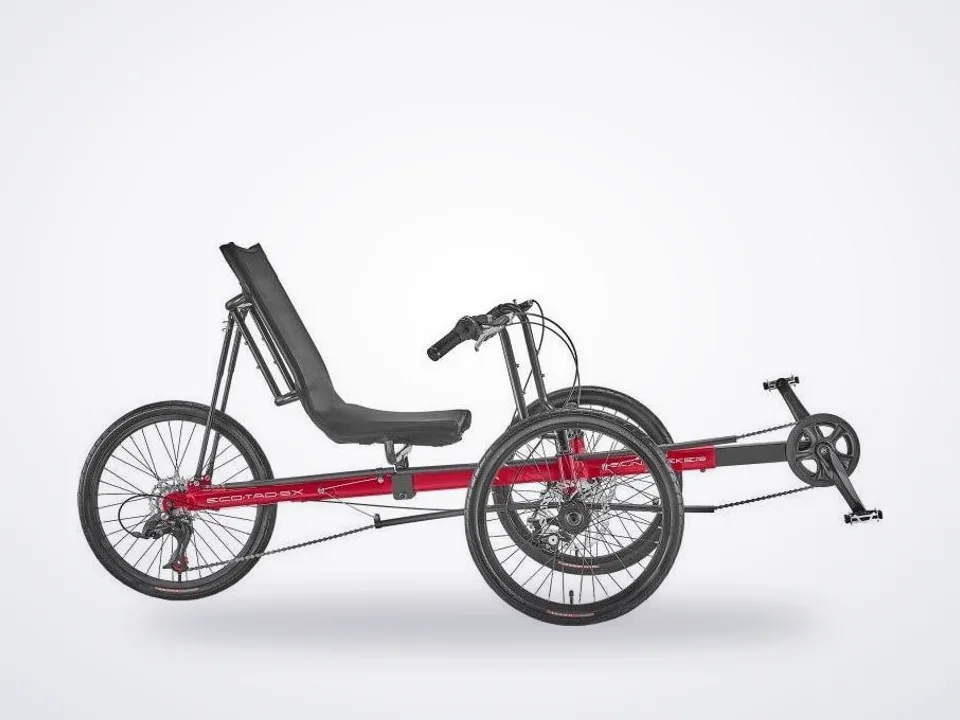 Sun seeker Eco-Tad SX Tadpole Unisex 30-52` X-Seam Bright Red/Gloss Black 20` Black 7 Speed Disc Brake