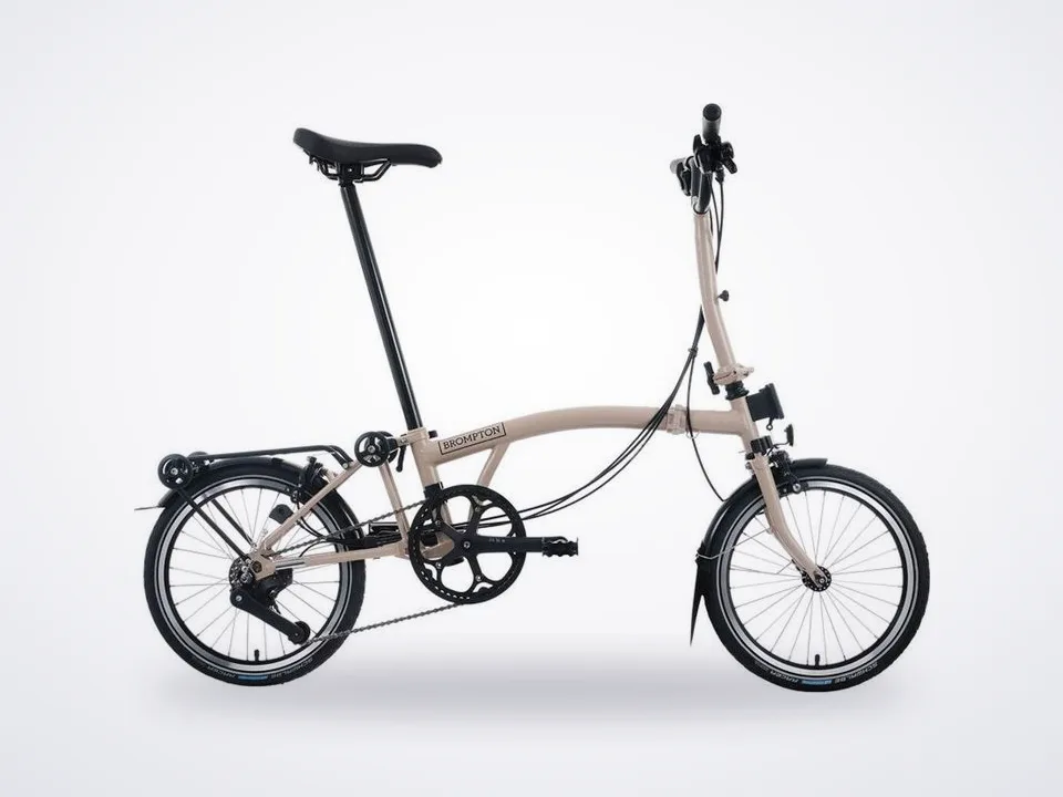 Brompton C-Line 12-Speed Mid-Handlebar Dune Sand