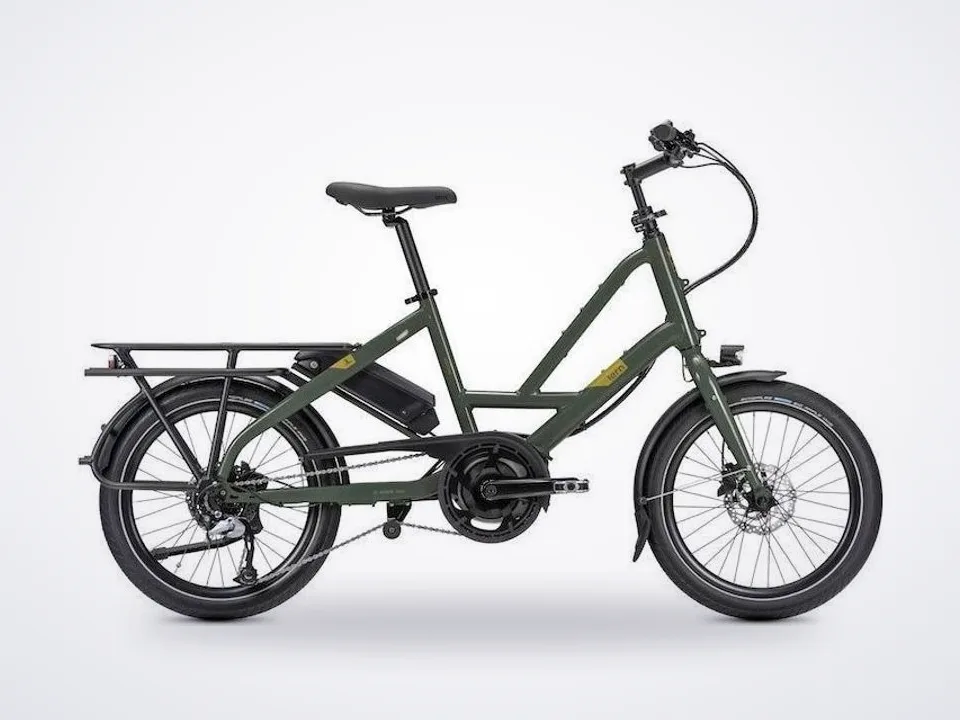 Tern Quick Haul D8 Electric Cargo Bike Olive/Mustard