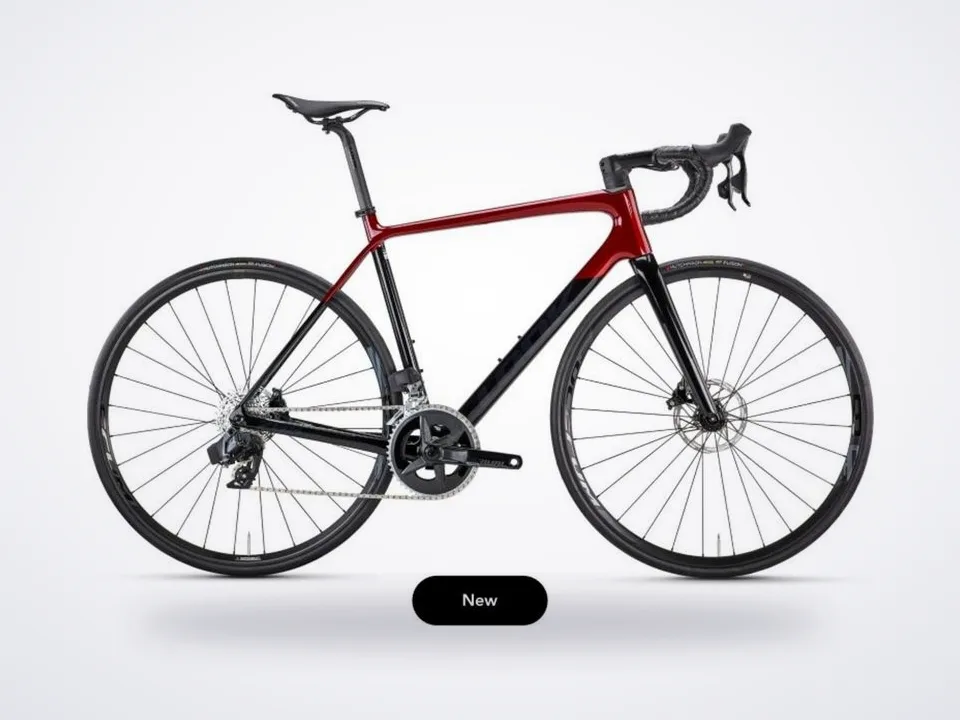 Look 25 Look 785 Huez 2 Force E1 etap Red Satin Glossy