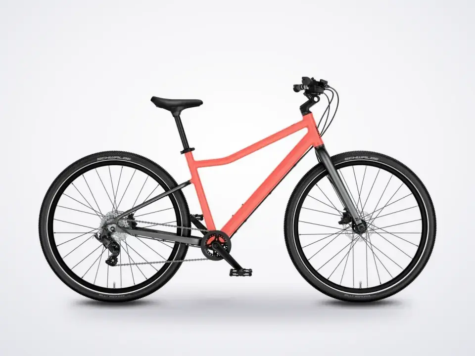 Woom Explore 6 neon coral