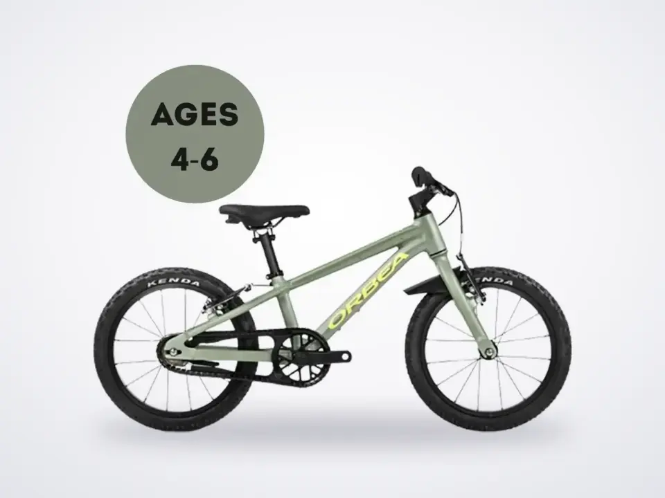 Orbea MX 16 Junior Bike Metallic Green Artichoke