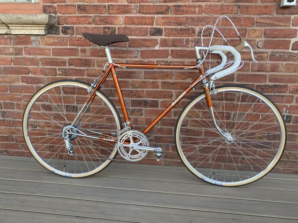 Raleigh Carlton International Dark Orange Vintage Road UB#8916