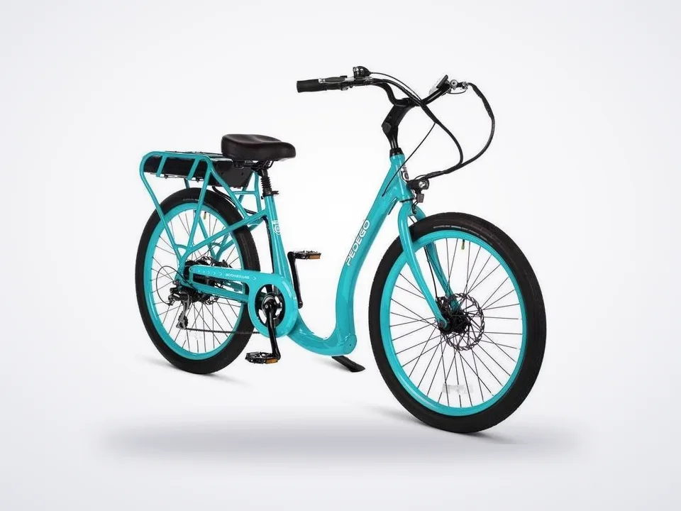 Pedego Boomerang Plus Stephanie Blue 26" Step Thru 52V 17.5Ah