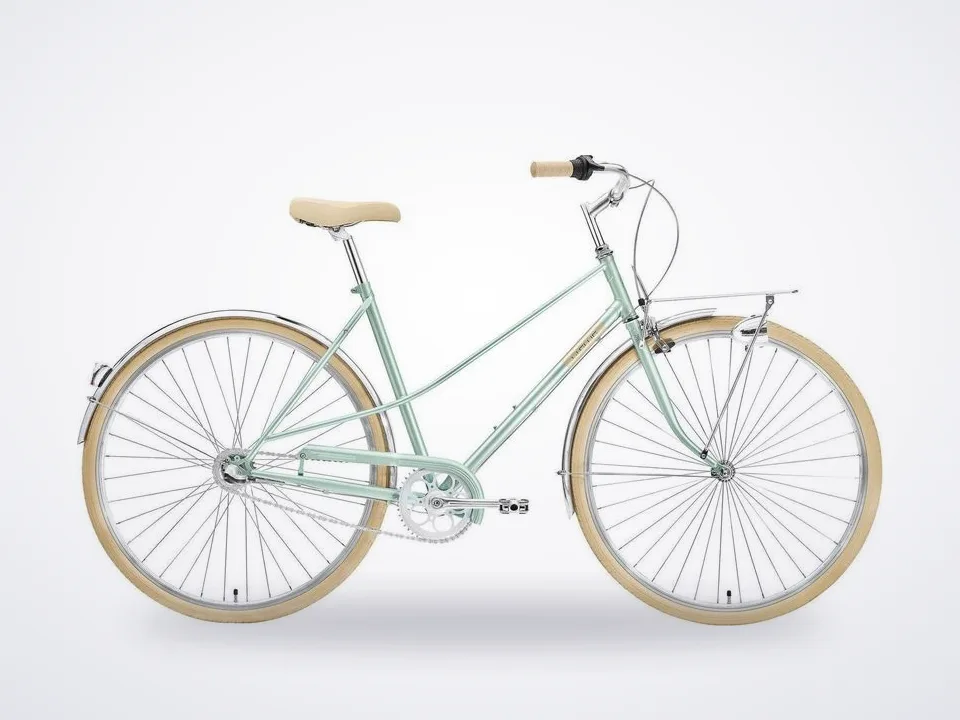 Creme Caferacer Lady Uno 3 Florida Green