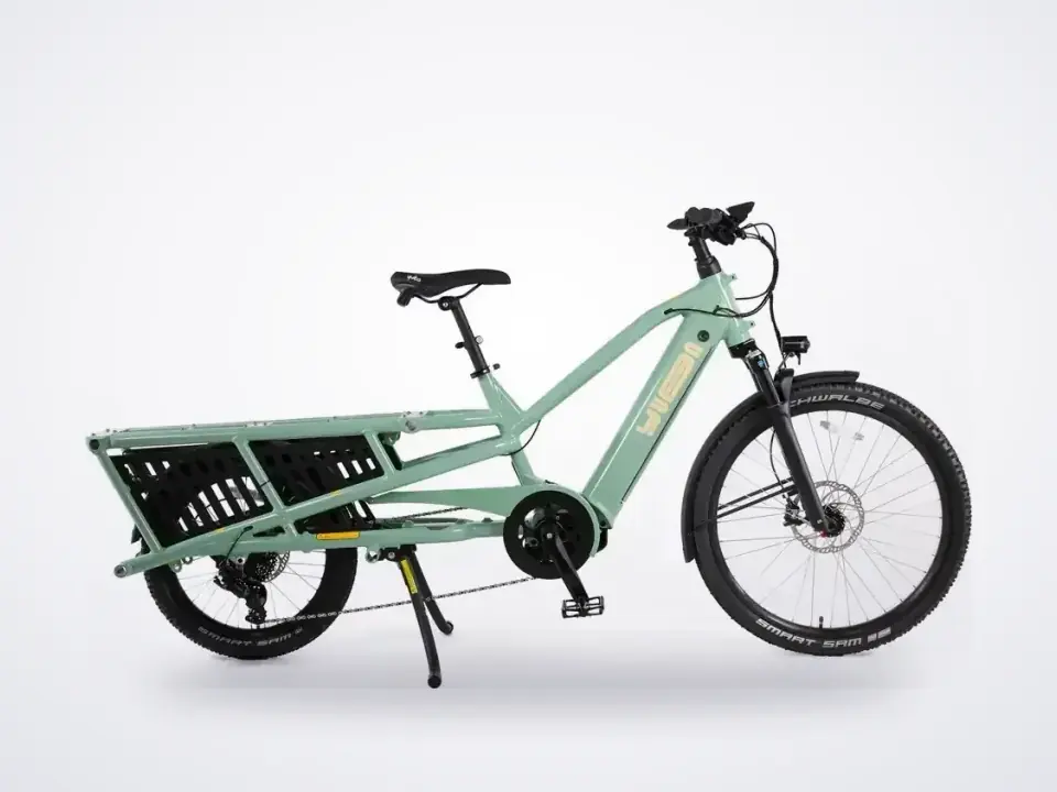 Yuba Spicy Curry+ Longtail Electric Cargo Bike Lunar