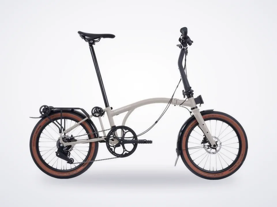 Brompton G Line 8 Speed Large Traildust White