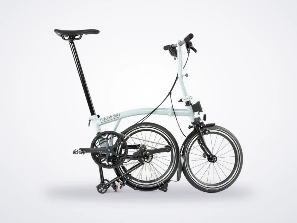 Brompton P Line 12-Speed S-Handlebar Lunar Ice