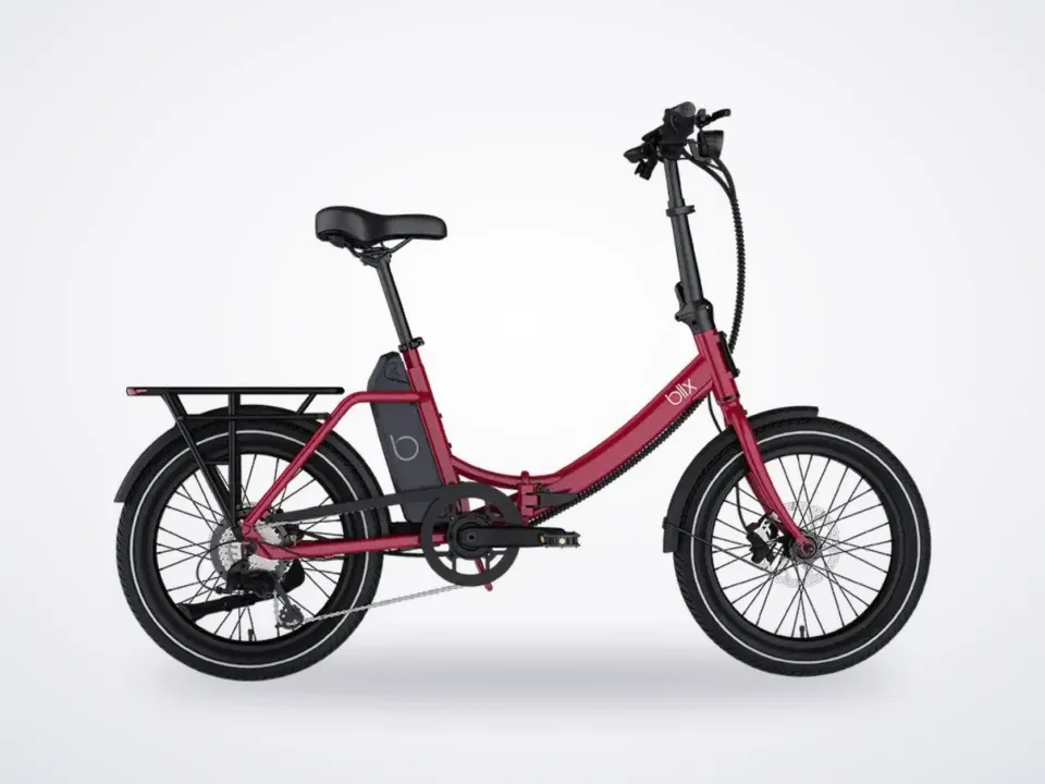 Blix Vika X Folding eBike Burgundy