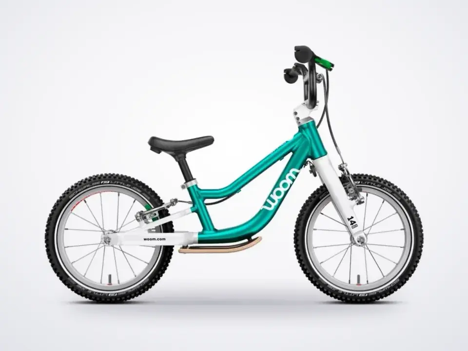 Woom GO 1+ metallic turquoise