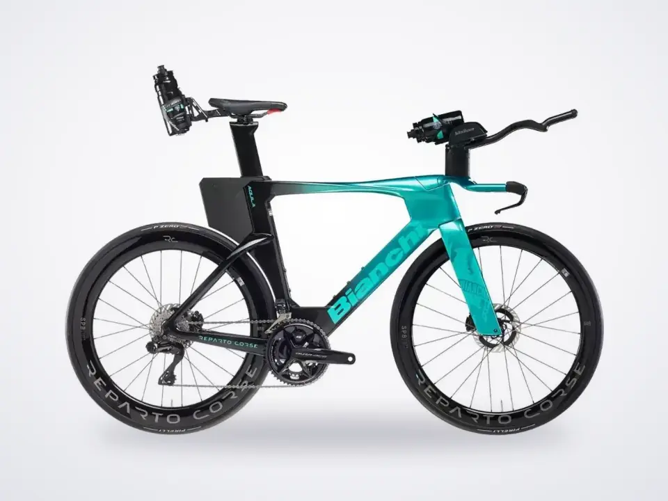 Aquila Disc Teri Rival E1 AXS Metallic Celeste/Black UD Carbon Full