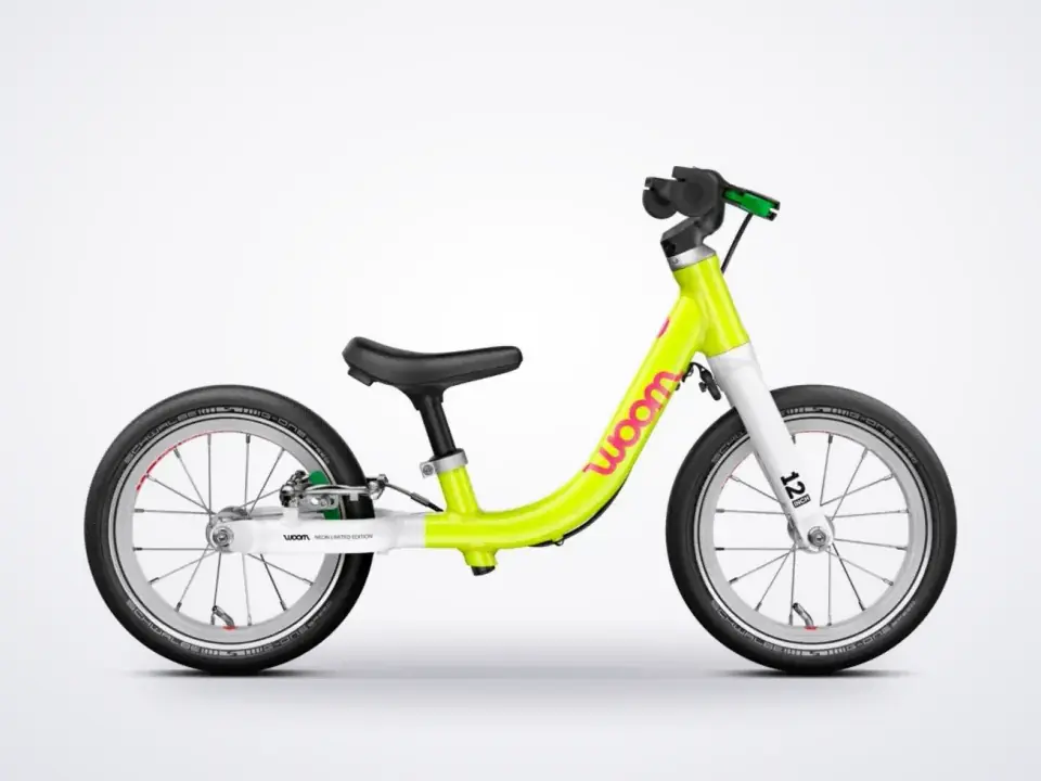 Woom GO 1 neon lime