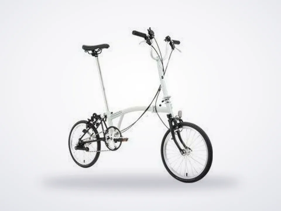 Brompton A Line 3 Speed Mid Handlebar Papyrus White