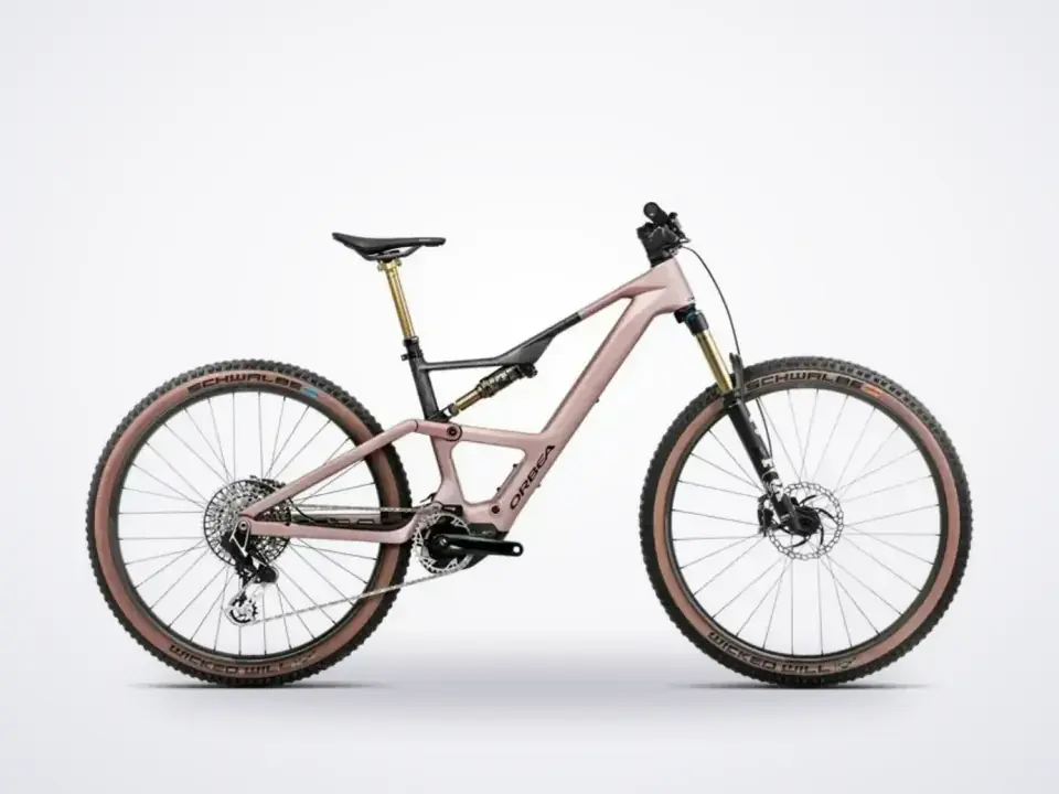 Orbea Rise SL M-Ltd 630W Electric Mountain Bike Desert Rose