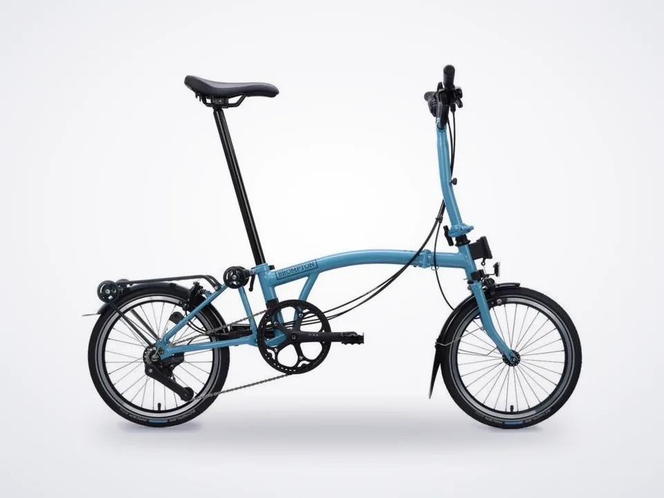 Brompton C-Line 12-Speed Mid-Handlebar Cloud Metallic