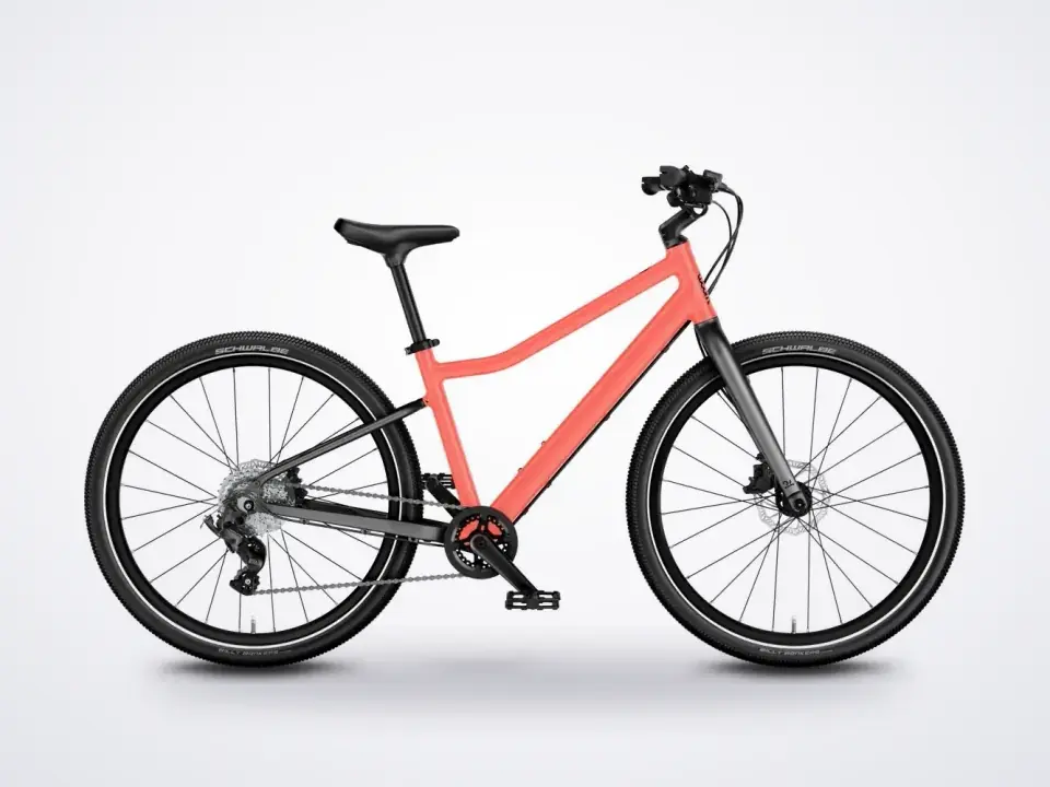 Woom Explore 5 neon coral