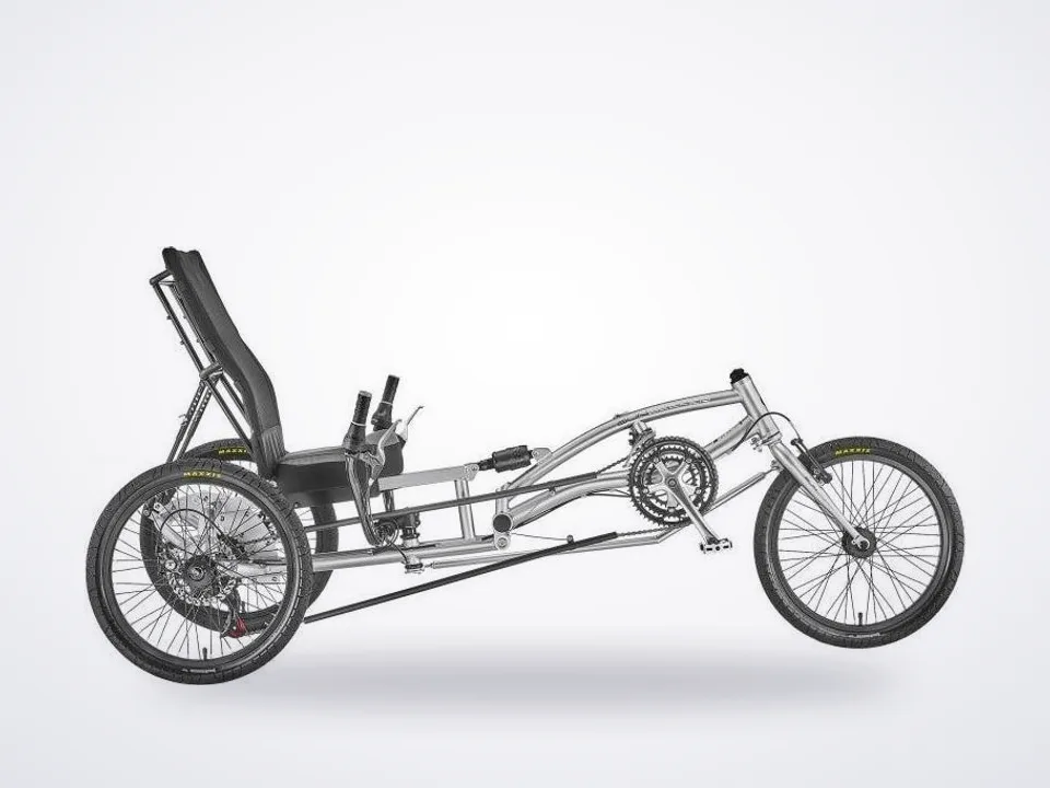 Sun seeker EZ-3 USX HD Trike Unisex 36-47` X-Seam Ultra Silver 20` Black 78` 21 Speed Disc/Rim Brake