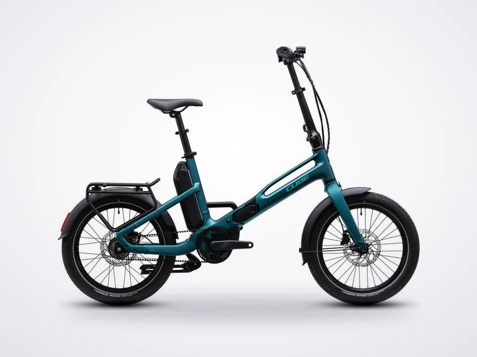 Cube Fold Hybrid Deluxe 540 metallicpetrol´n´sea