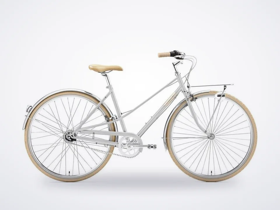 Creme Caferacer Lady Solo 7 Bright Silver