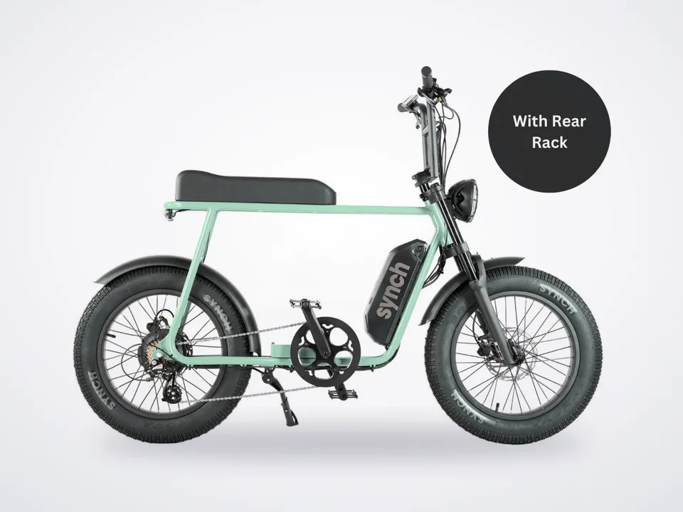 Bicyclenation Synch Super Monkey Electric Bike Fully Loaded in Mint