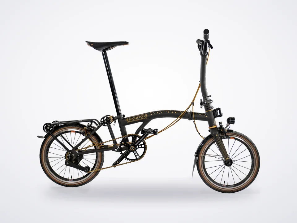Brompton T Line 4 Speed Stardust Sea Otter Custom Shop Limited Edition Show