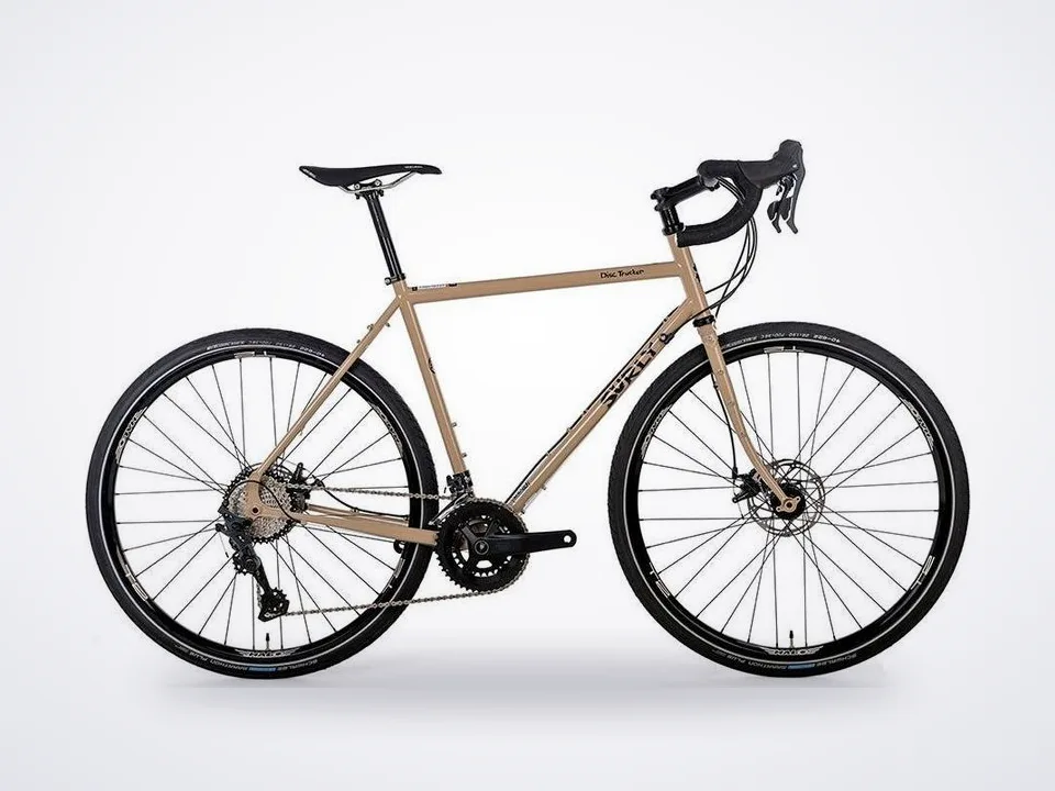 Surly Disc Trucker MicroShift Sword Touring Bike in Grandpa's Khakis