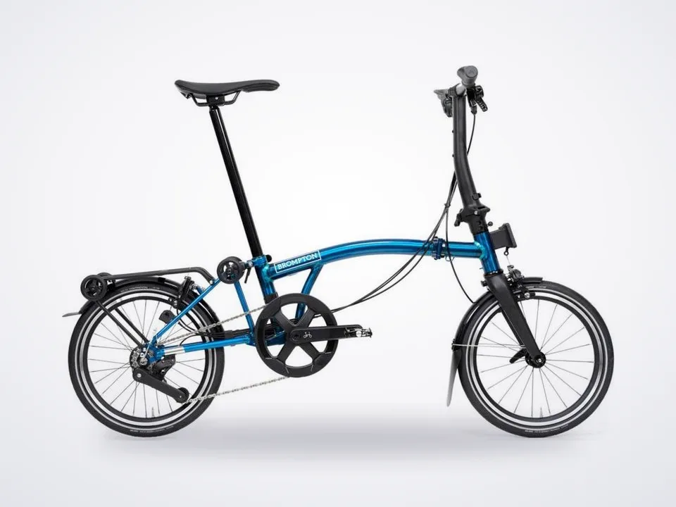 Brompton P Line 12 Speed M Handlebar Pacific Lacquer