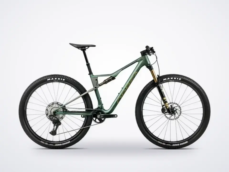 Orbea NEW - Oiz M10 Mountain Bike in Seaweed Carbon View - Spaceship
