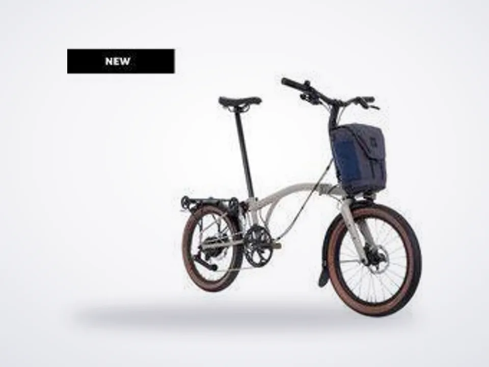 Brompton Electric G Line Traildust White