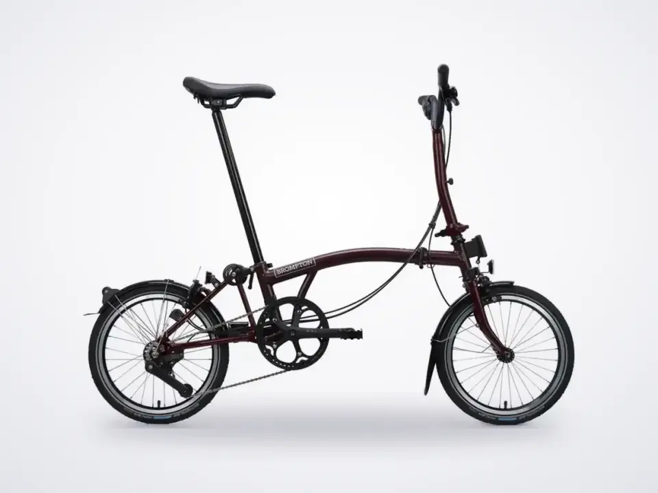 Brompton C Line 12 Speed Plum