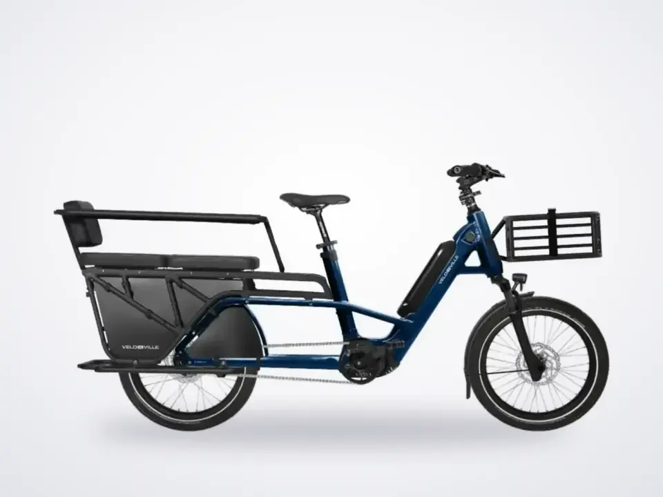 Velo-De-Ville Loady family cargo bike Night