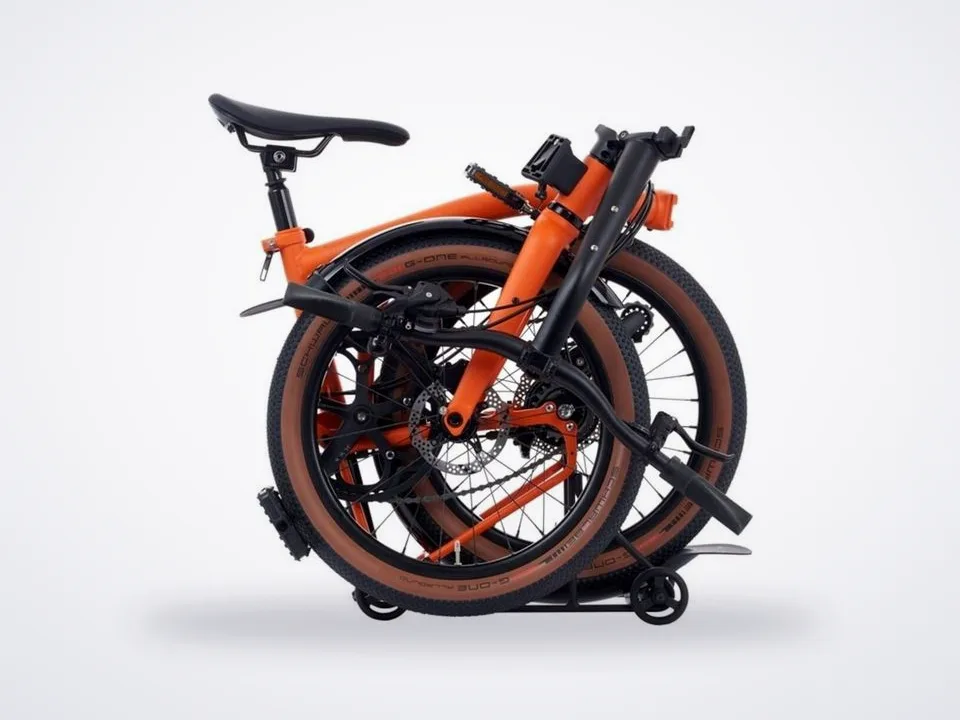 Brompton G Line 8 Speed Medium Adventure Orange