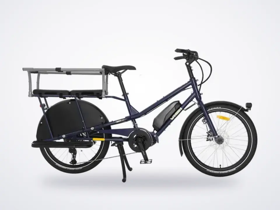 Yuba Kombi EP5 Cargo Bike Family Edition Mirtillo
