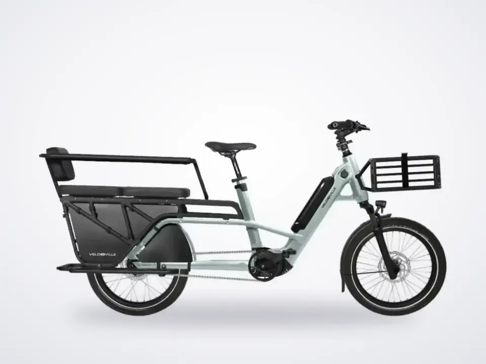 Velo-De-Ville Loady family cargo bike Ice