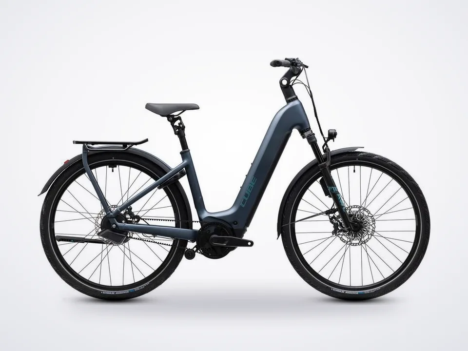 Cube Kathmandu Hybrid Deluxe SLX 800 mineralblue´n´blue
