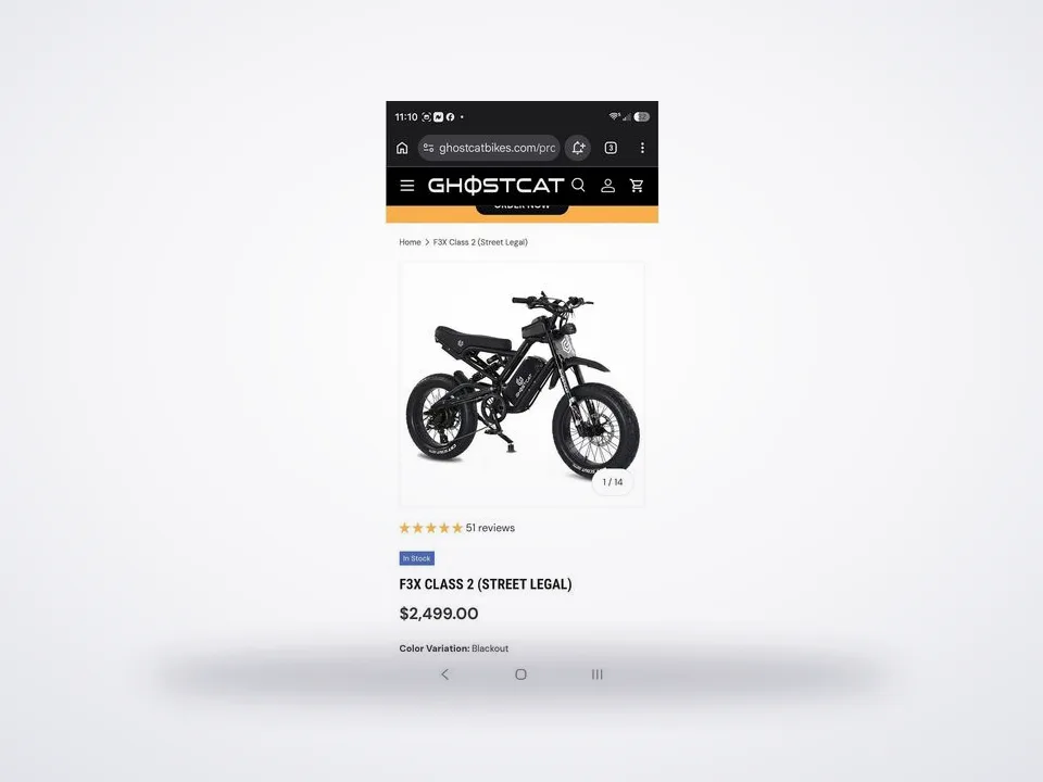 Ghostcat F3X Class 2 Blackout