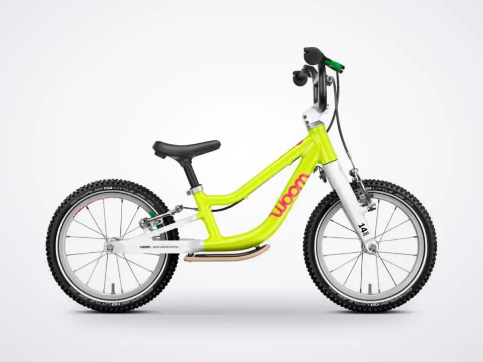 Woom GO 1+ neon lime