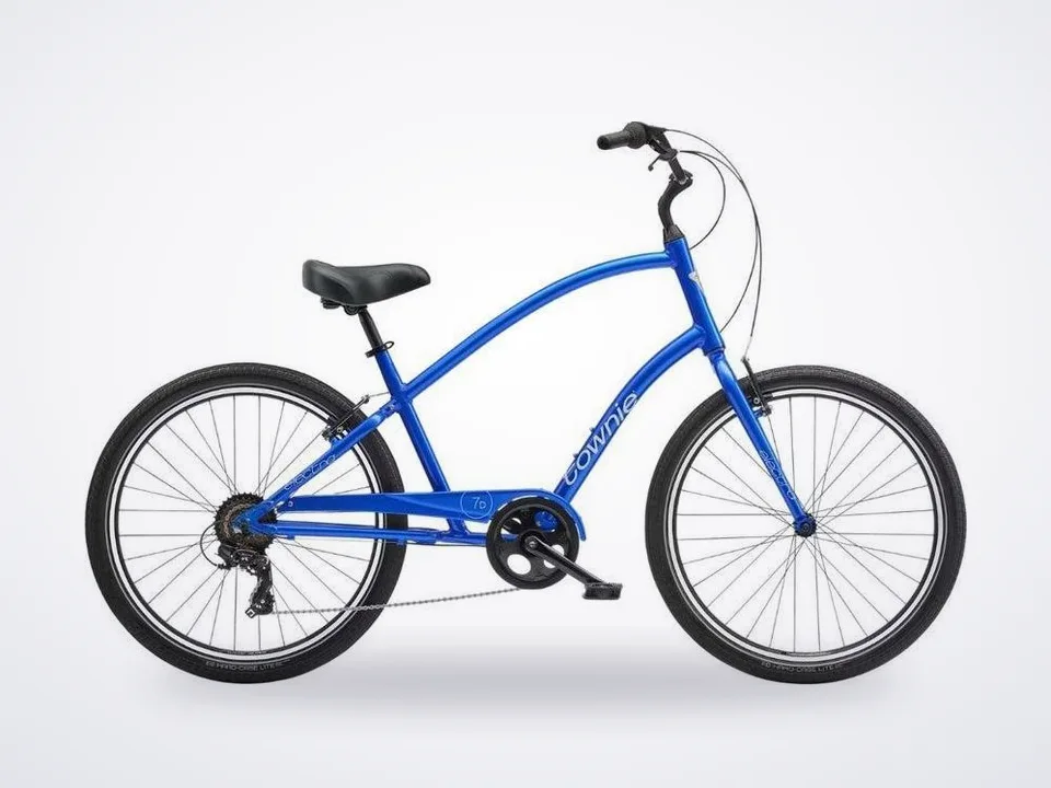 Electra Townie 7D Step Over 26 Hyper Blue