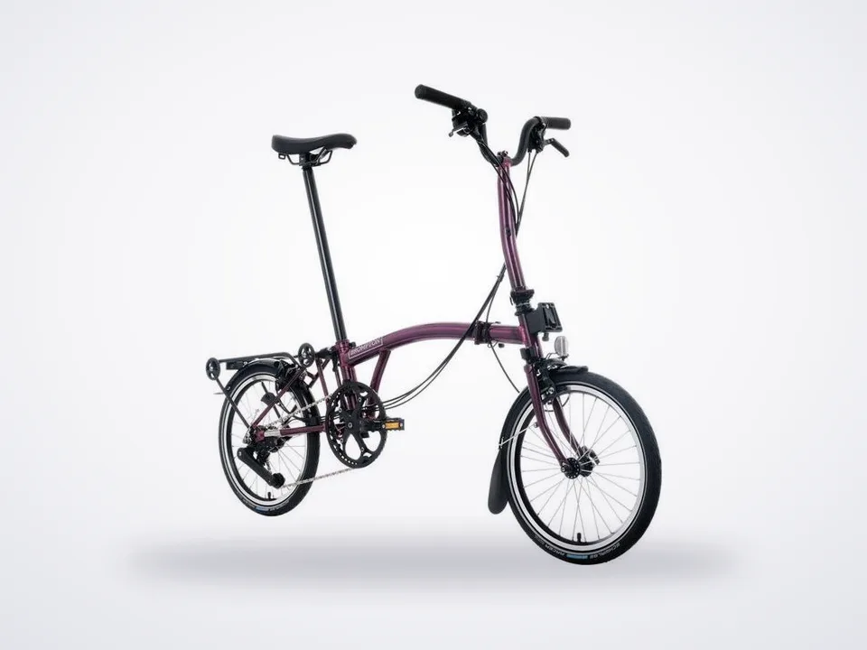 Brompton C-Line 4-Speed M-Handlebar Amethyst Lacquer
