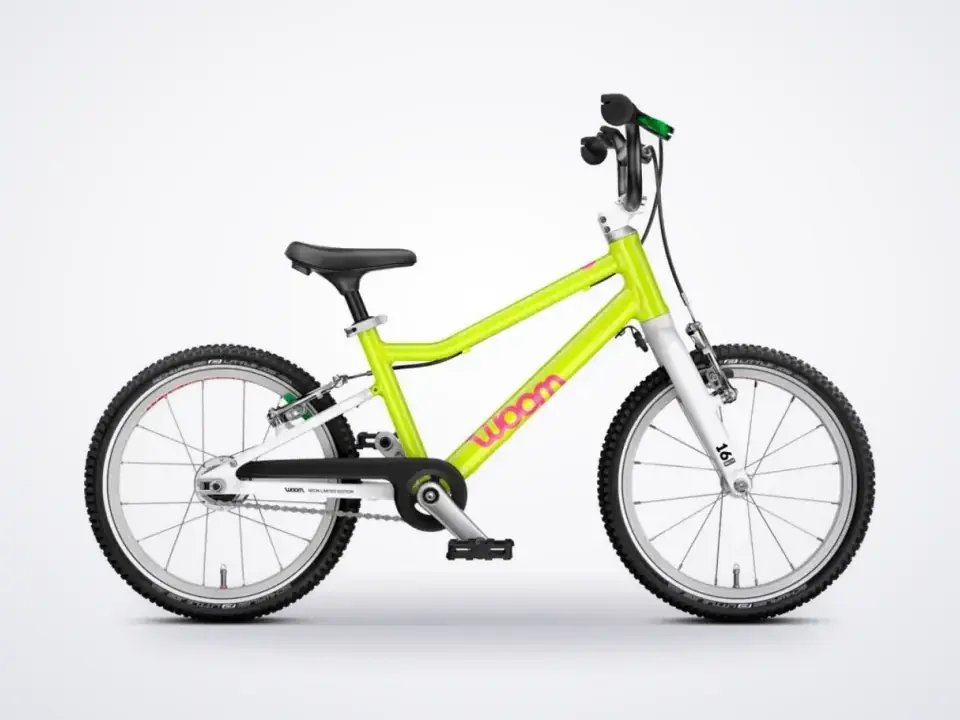 Woom GO 3 Automagic neon lime