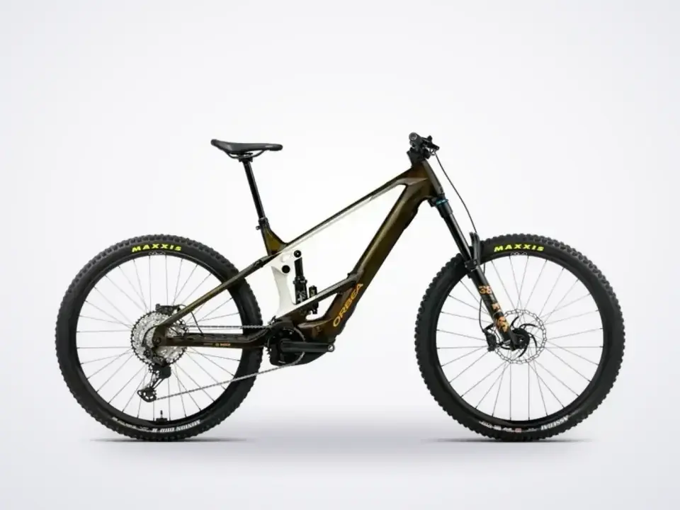 Orbea Wild M10 E-MTB In Caramel Carbon View
