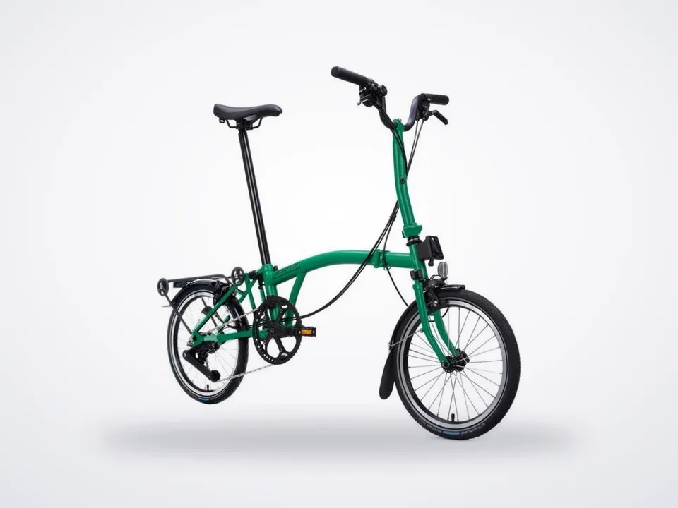 Brompton C Line 4 Speed M Handlebar Palm Green